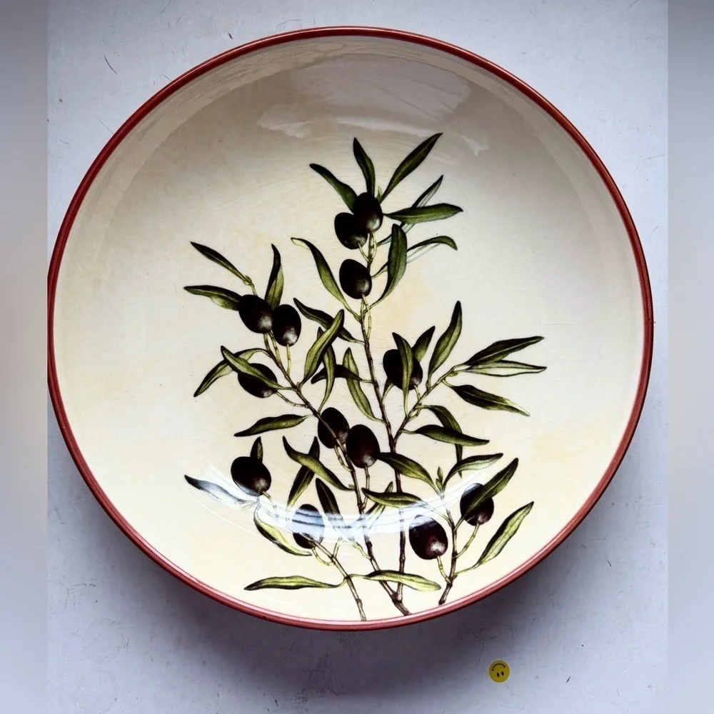 Williams Sonoma Les Oliviers Serving Bowl 13”